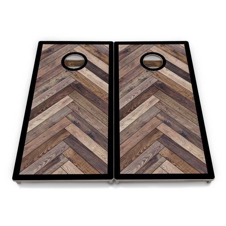 Herringbone Border Cornhole Boards – Tournament Series