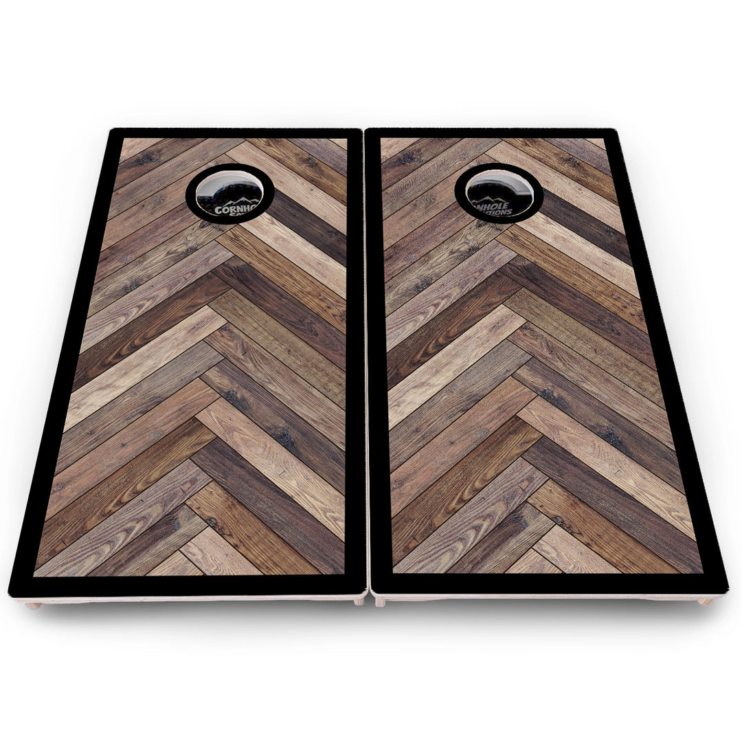 Herringbone Cornhole Boards – Pro Lite or Pro Elite