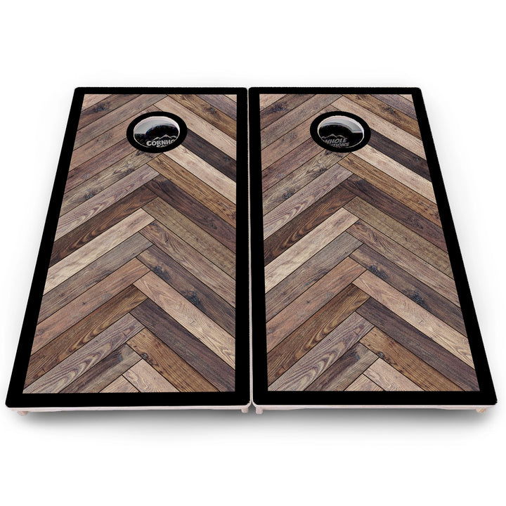 Herringbone Cornhole Boards – Pro Lite or Pro Elite