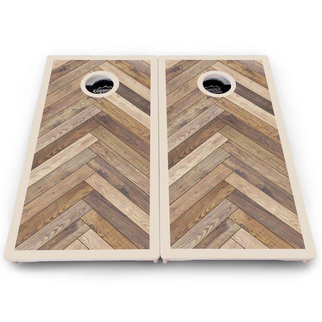 Herringbone Cornhole Boards – Pro Lite or Pro Elite