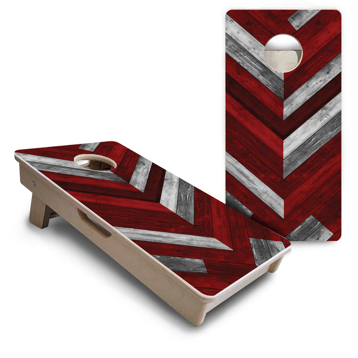 Mini Cornhole Boards - Herringbone