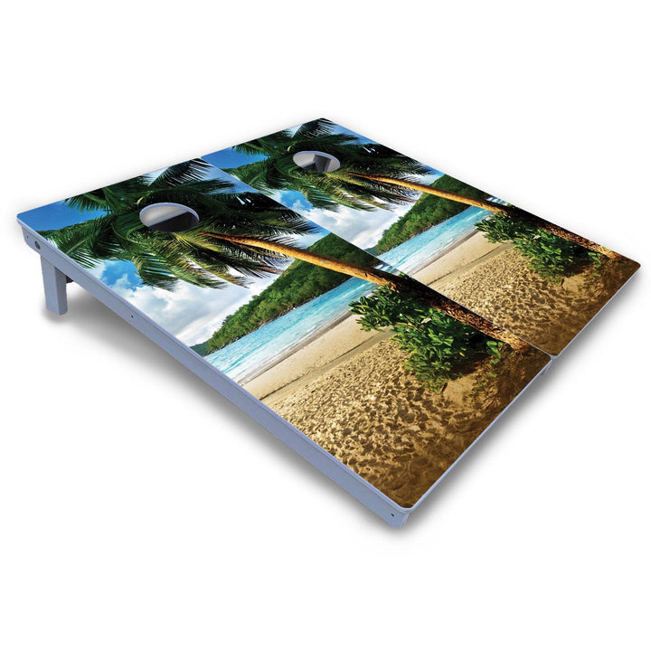 Beach Scene Cornhole Boards - All Weather Series