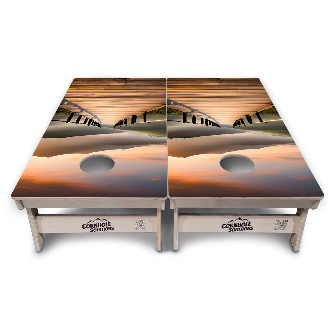 Wooden Bridge Cornhole Boards – Tournament Series