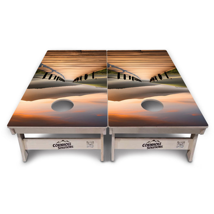 Wooden Bridge Cornhole Boards – Tournament Series