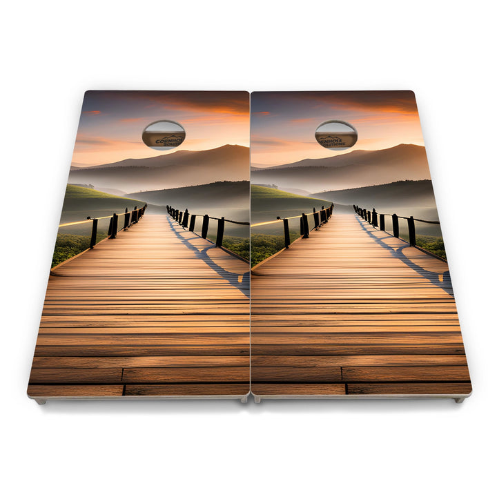 Wooden Bridge Cornhole Boards – Tournament Series