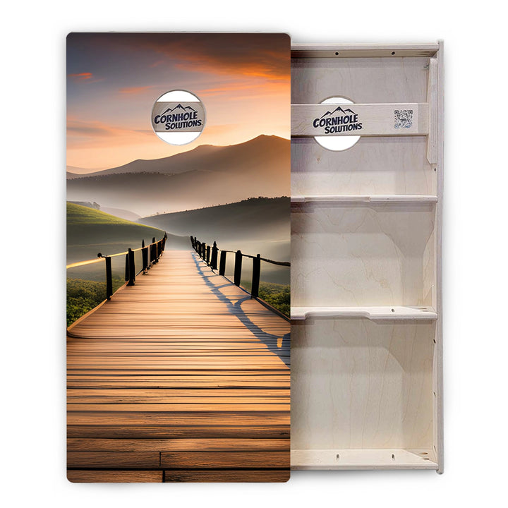 Wooden Bridge Cornhole Boards – Tournament Series