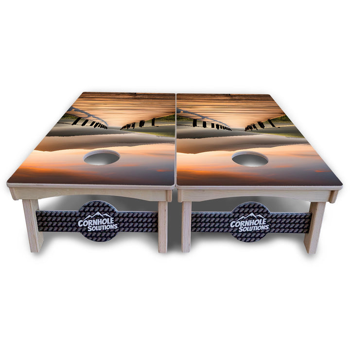 Wooden Bridge Cornhole Boards – Pro Lite or Pro Elite