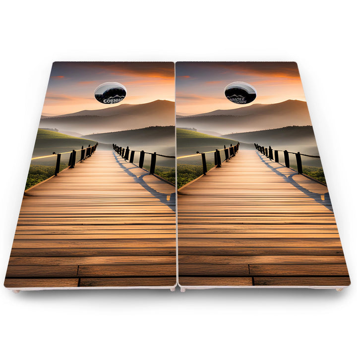 Wooden Bridge Cornhole Boards – Pro Lite or Pro Elite