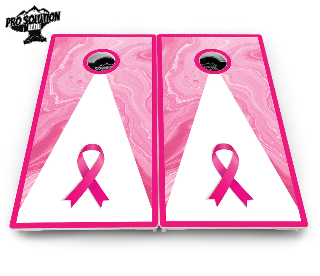 Cancer Awareness Cornhole Boards - Pro Solution Elite Series