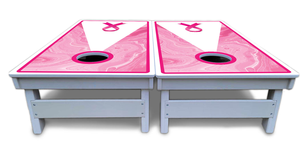 Cancer Awareness Cornhole Boards - All Weather Series