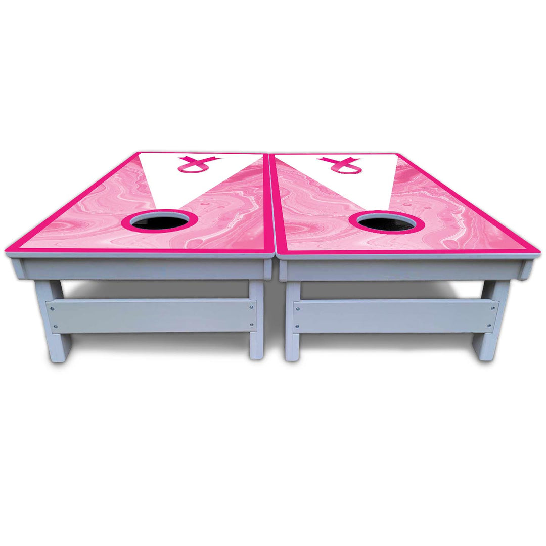 Cancer Awareness Cornhole Boards - All Weather Series