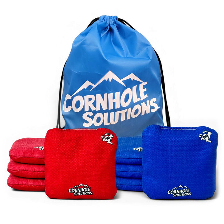 Pro Style REC Cornhole Bags – Regulation 6"x6" – Full Set of 8 (Pick 2 Colors)