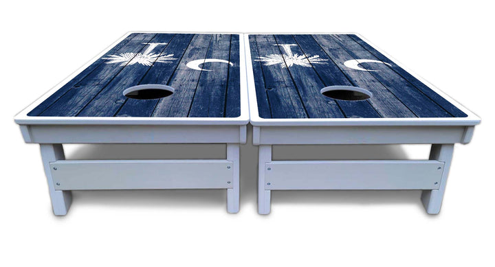 South Carolina Flag Cornhole Boards - All Weather Series