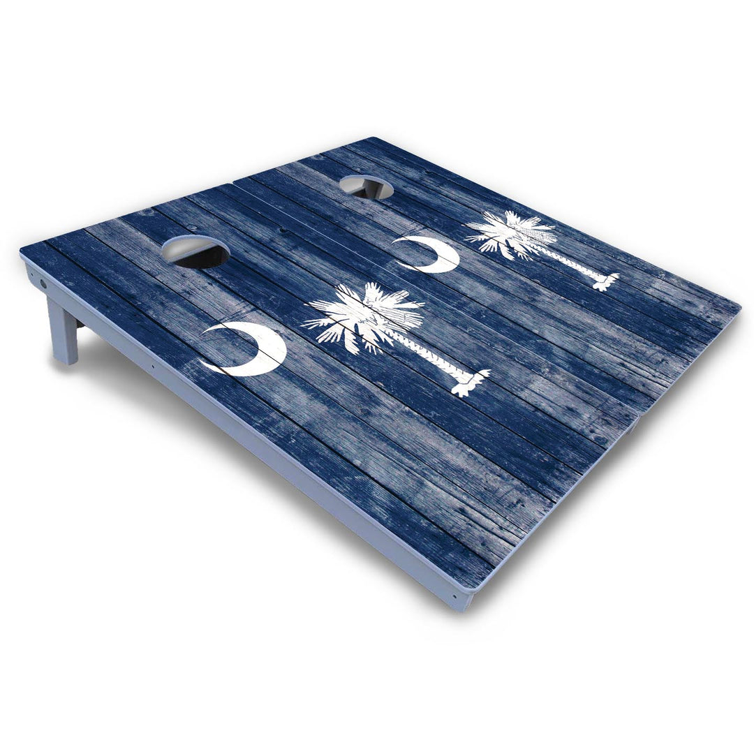 South Carolina Flag Cornhole Boards - All Weather Series
