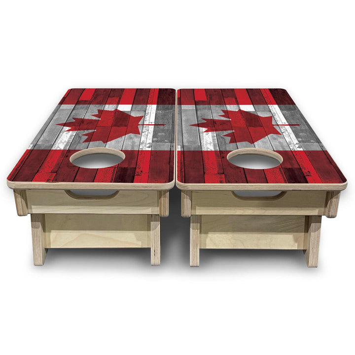 Canada Plank Flag - Mini or Vacation Size Cornhole Boards