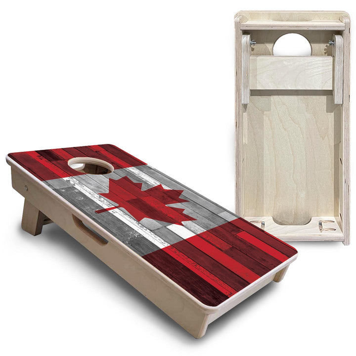 Canada Plank Flag - Mini or Vacation Size Cornhole Boards
