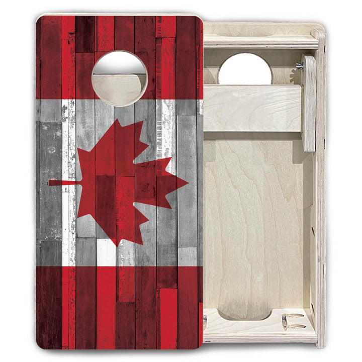 Canada Plank Flag - Mini or Vacation Size Cornhole Boards