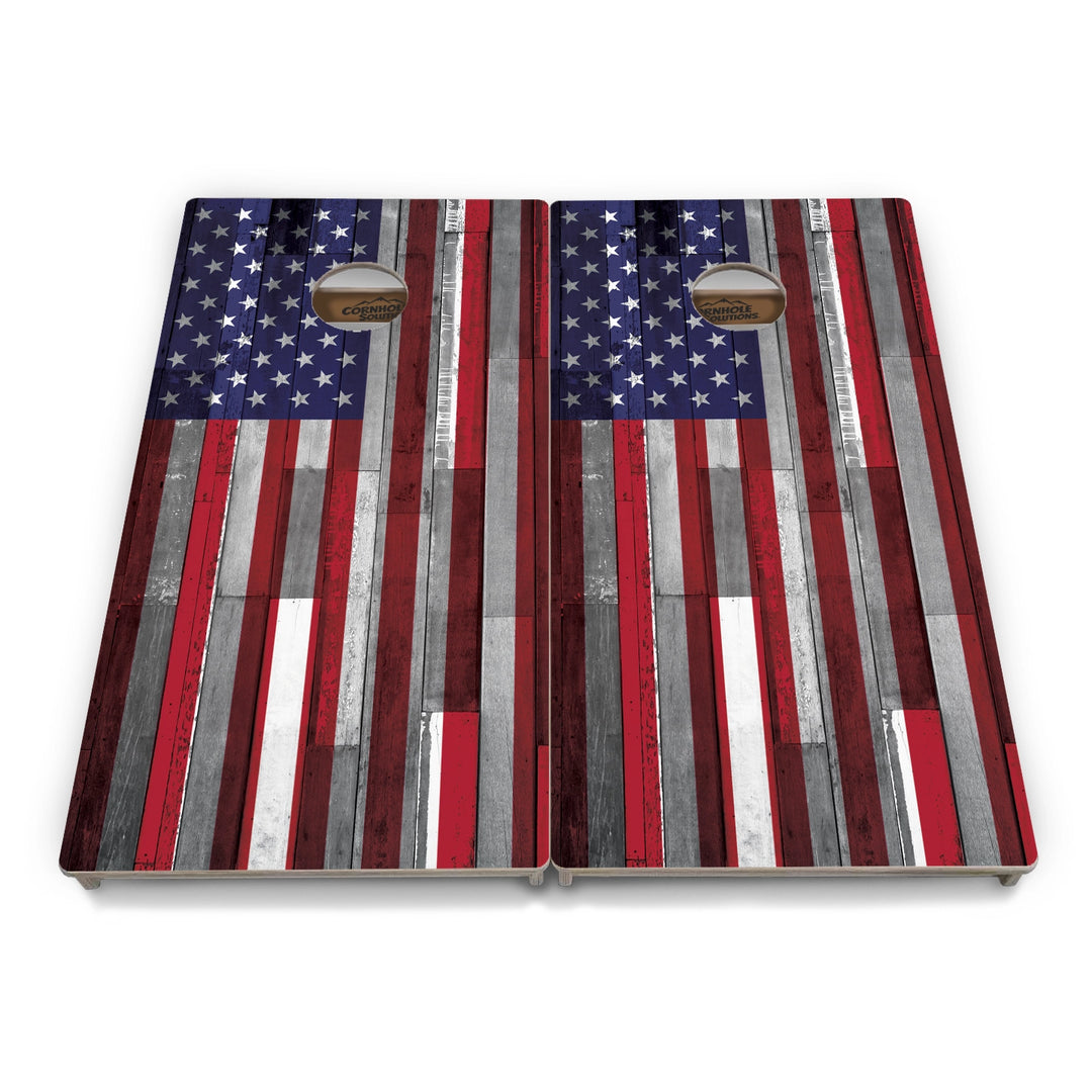 Plank Flag Collection Cornhole Boards – Tournament Series