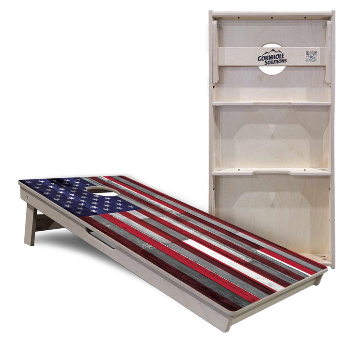 Plank Flag Collection Cornhole Boards – Tournament Series