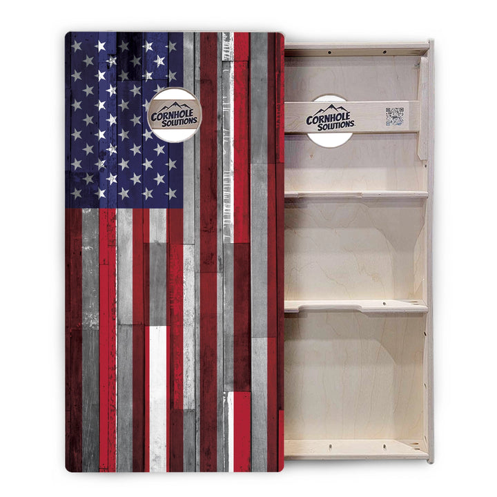 Plank Flag Collection Cornhole Boards – Tournament Series
