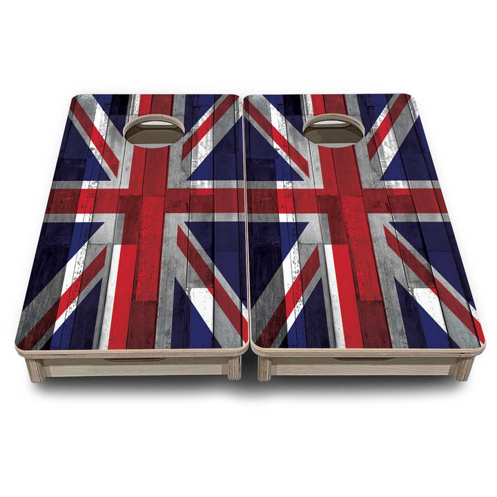 Mini Cornhole Boards - USA / Canada / Union Jack Plank Flag