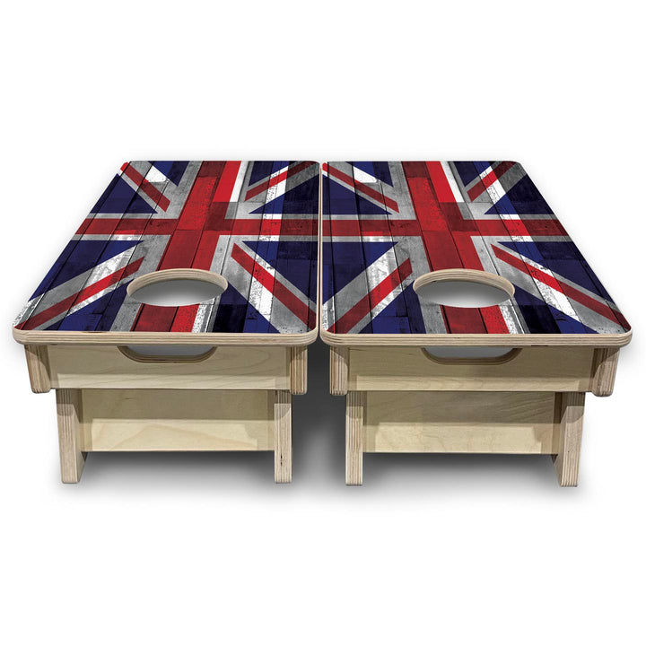 Union Jack Plank Flag - Mini or Vacation Size Cornhole Boards