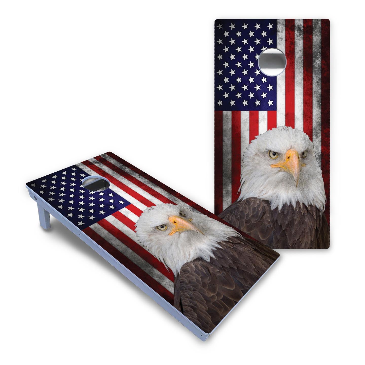 AMERICAN  EAGLE  Eagle USA Flag Cornhole Boards - All Weather Series – Cornhole