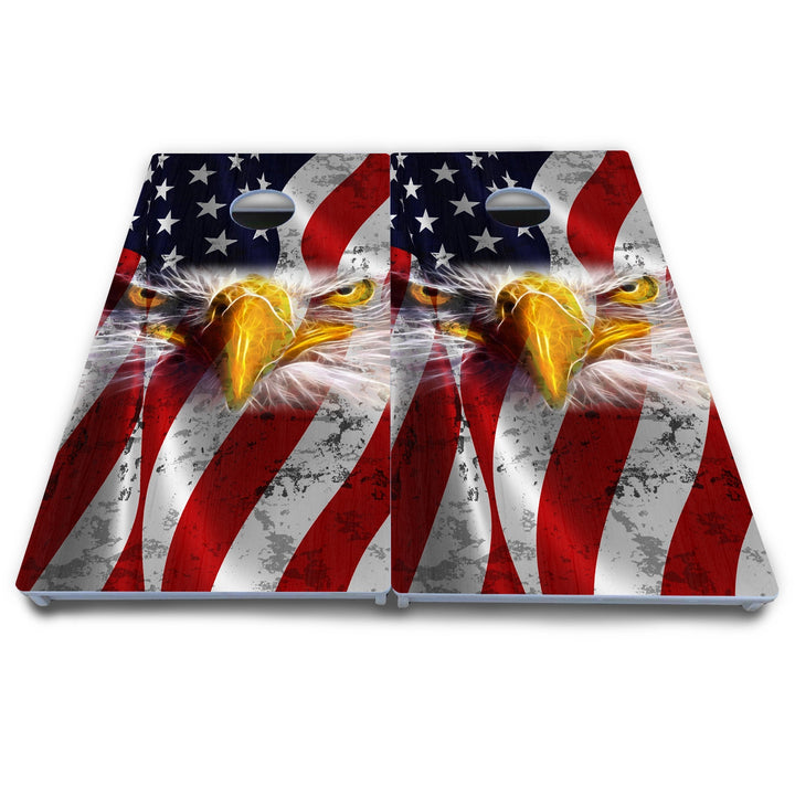 Electric Eagle Cornhole Boards - All Weather Series