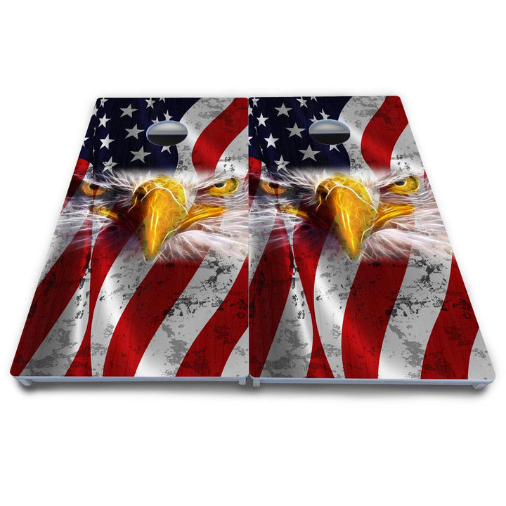 Electric Eagle Cornhole Boards - All Weather Series