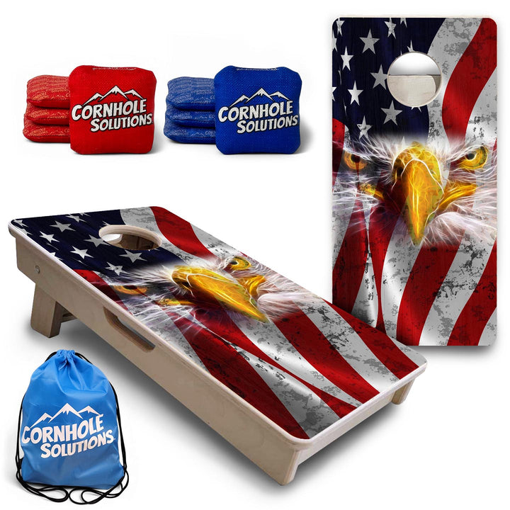 Electric Eagle - Mini or Vacation Size Cornhole Boards