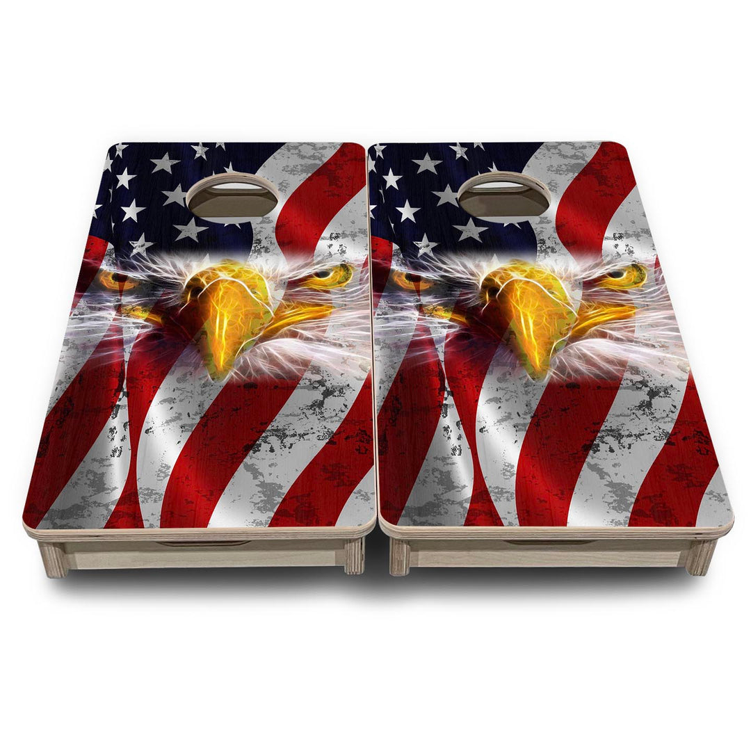 Electric Eagle - Mini or Vacation Size Cornhole Boards