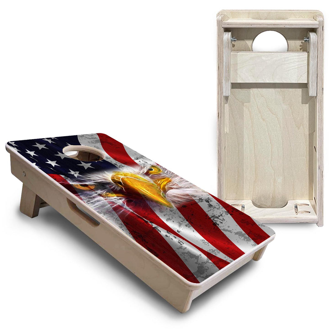 Electric Eagle - Mini or Vacation Size Cornhole Boards