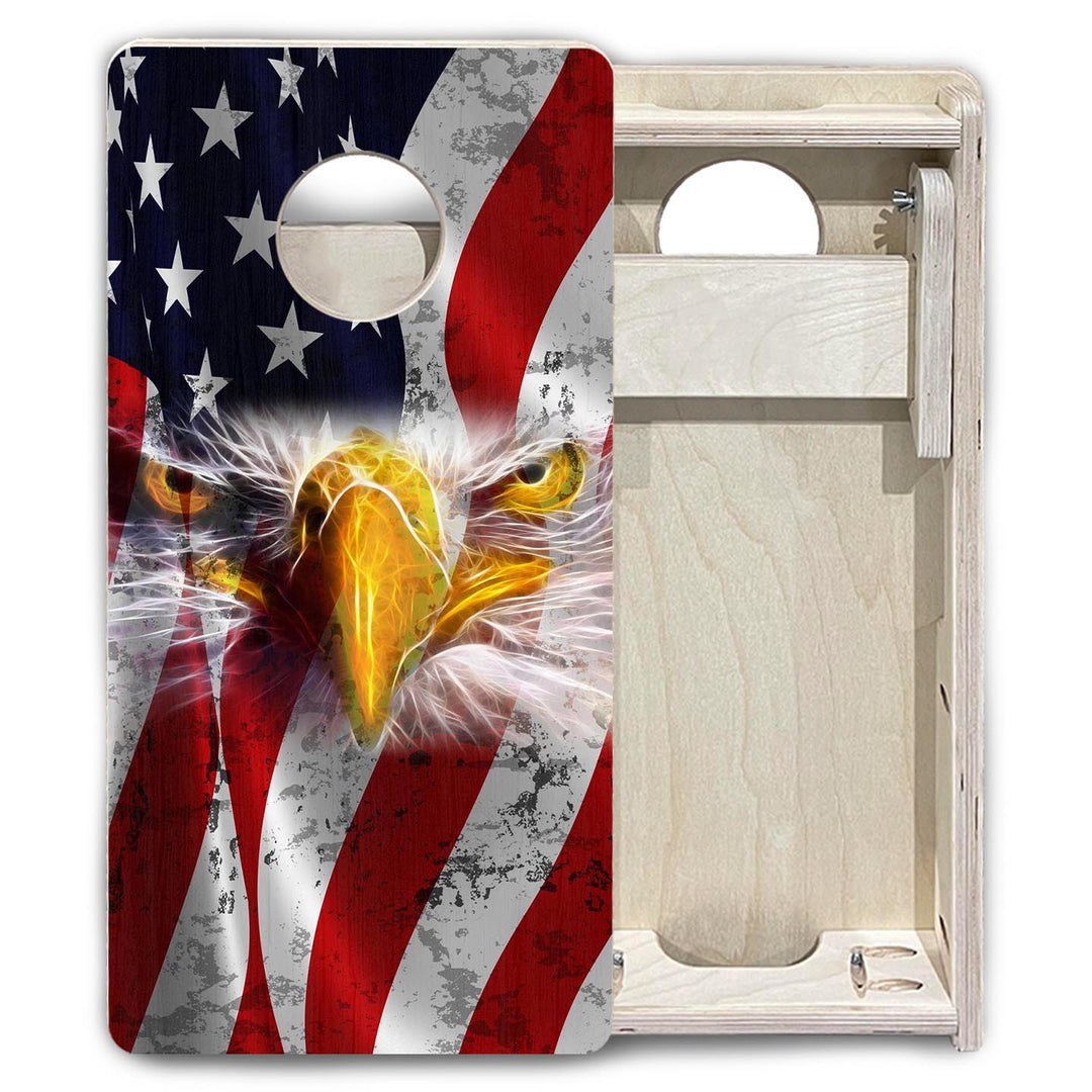 Electric Eagle - Mini or Vacation Size Cornhole Boards