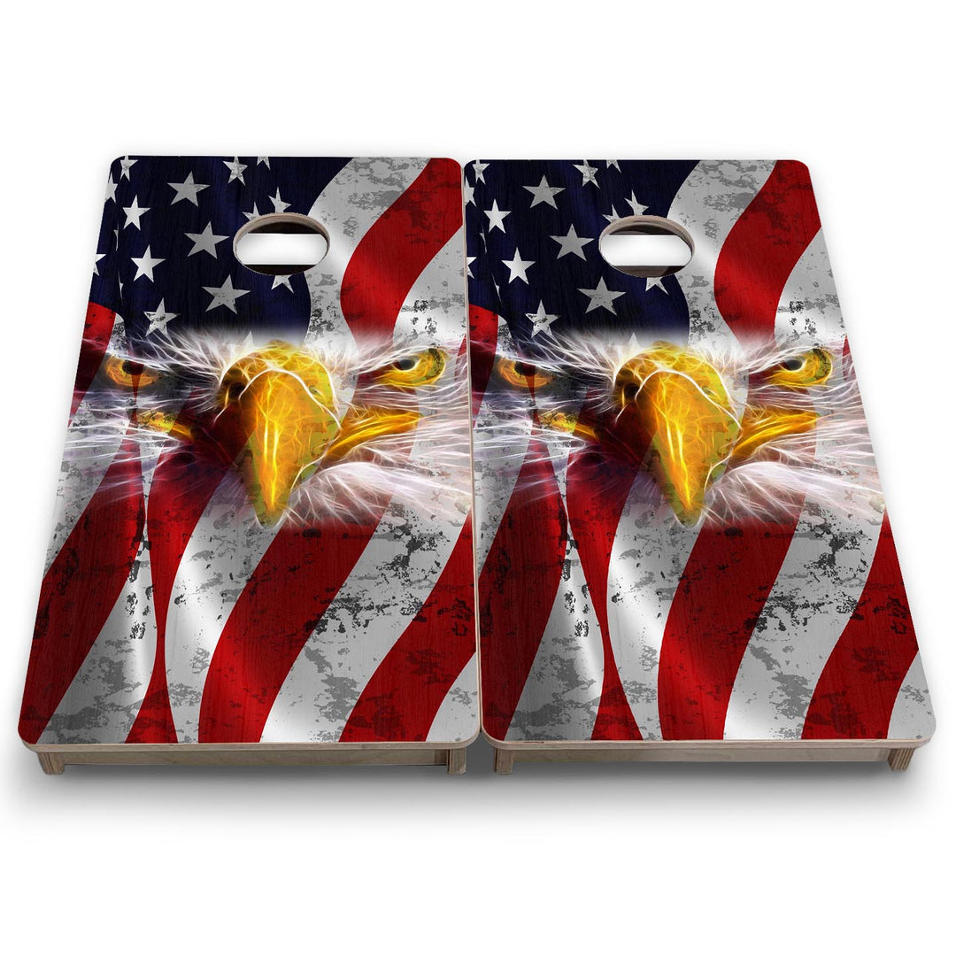 Electric Eagle - Mini or Vacation Size Cornhole Boards