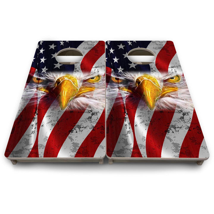 Electric Eagle - Mini or Vacation Size Cornhole Boards