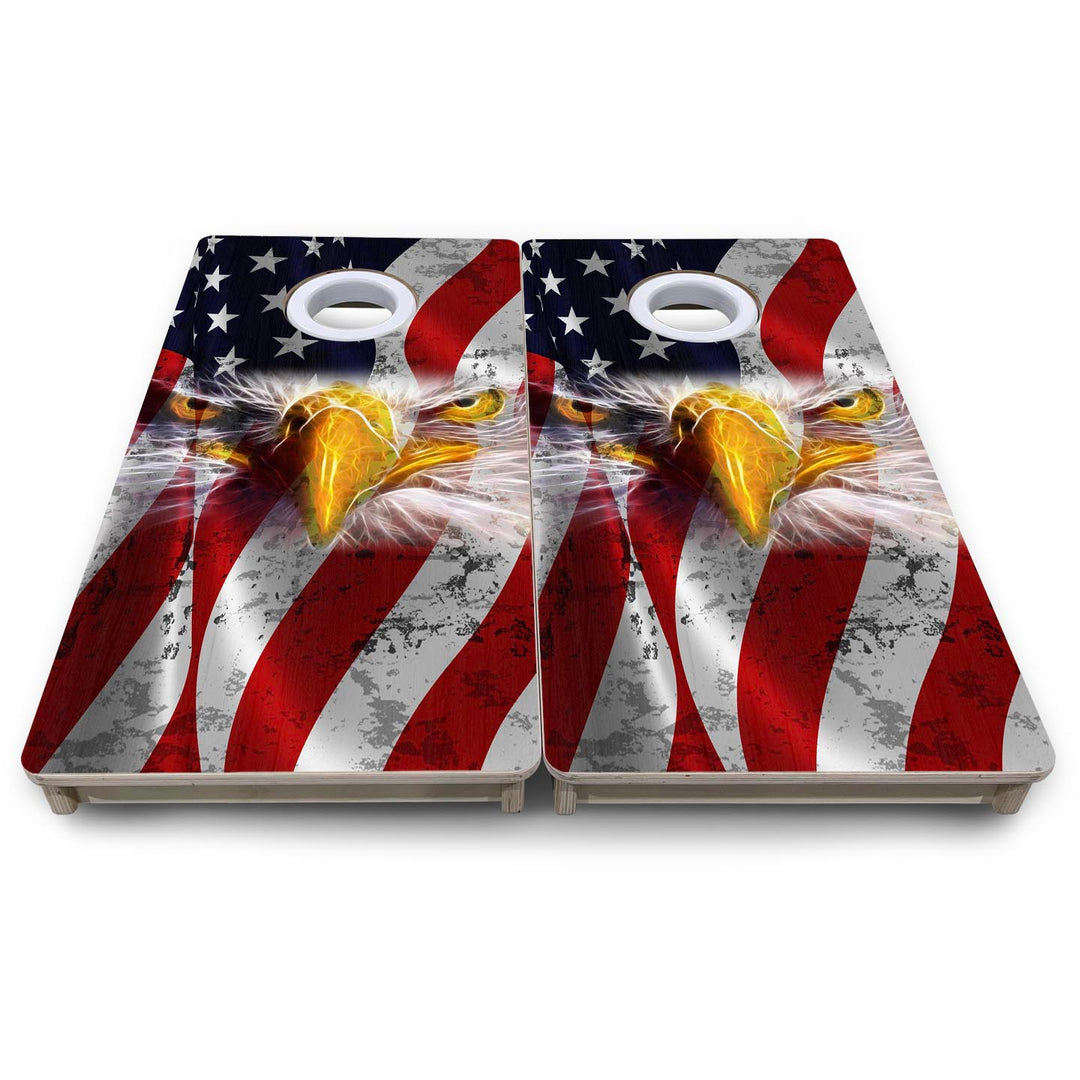 Electric Eagle - Mini or Vacation Size Cornhole Boards