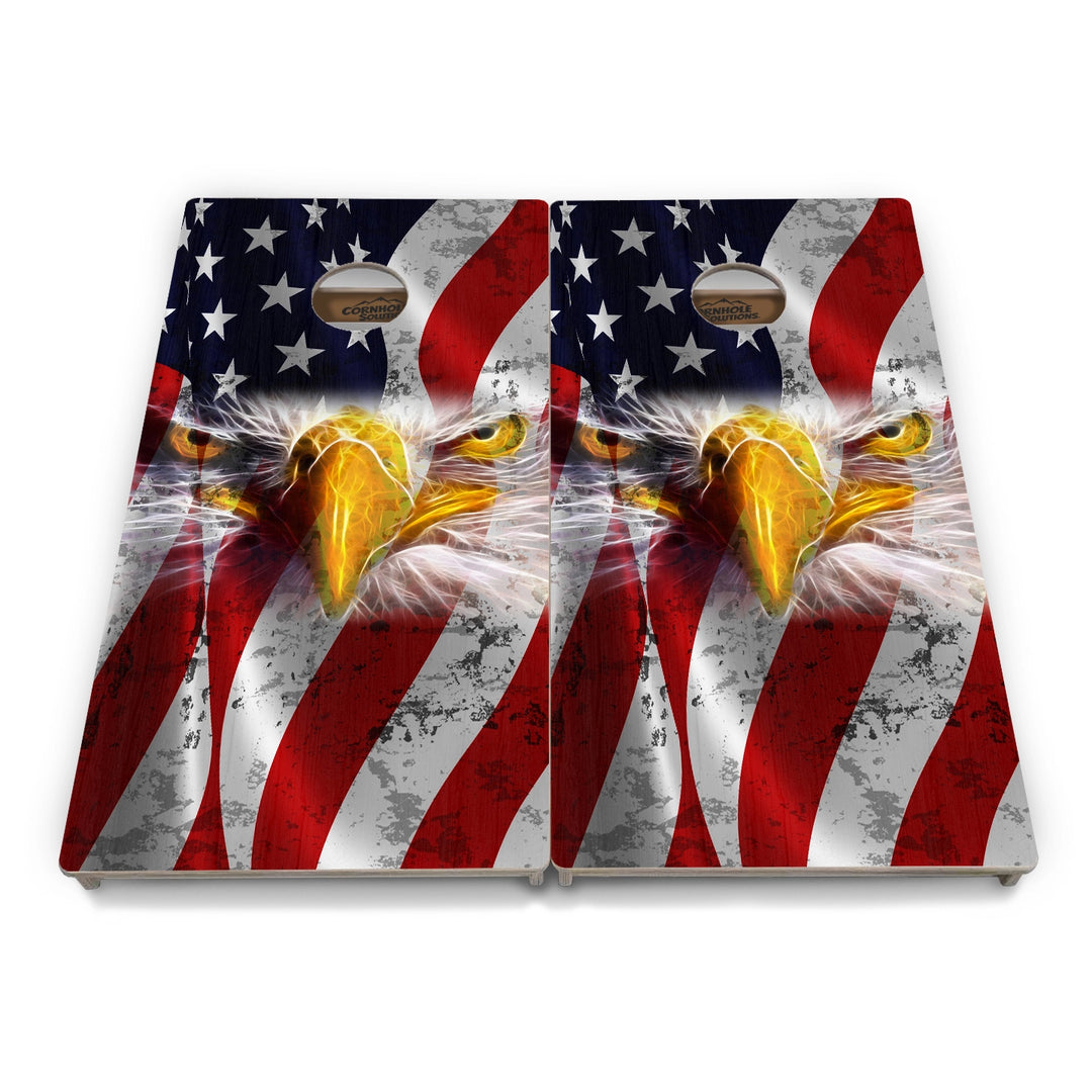 Eagle Flag Collection Cornhole Boards – Tournament Series