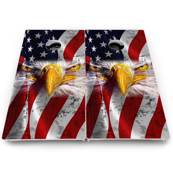 Eagle Flag Cornhole Boards – Pro Lite or Pro Elite