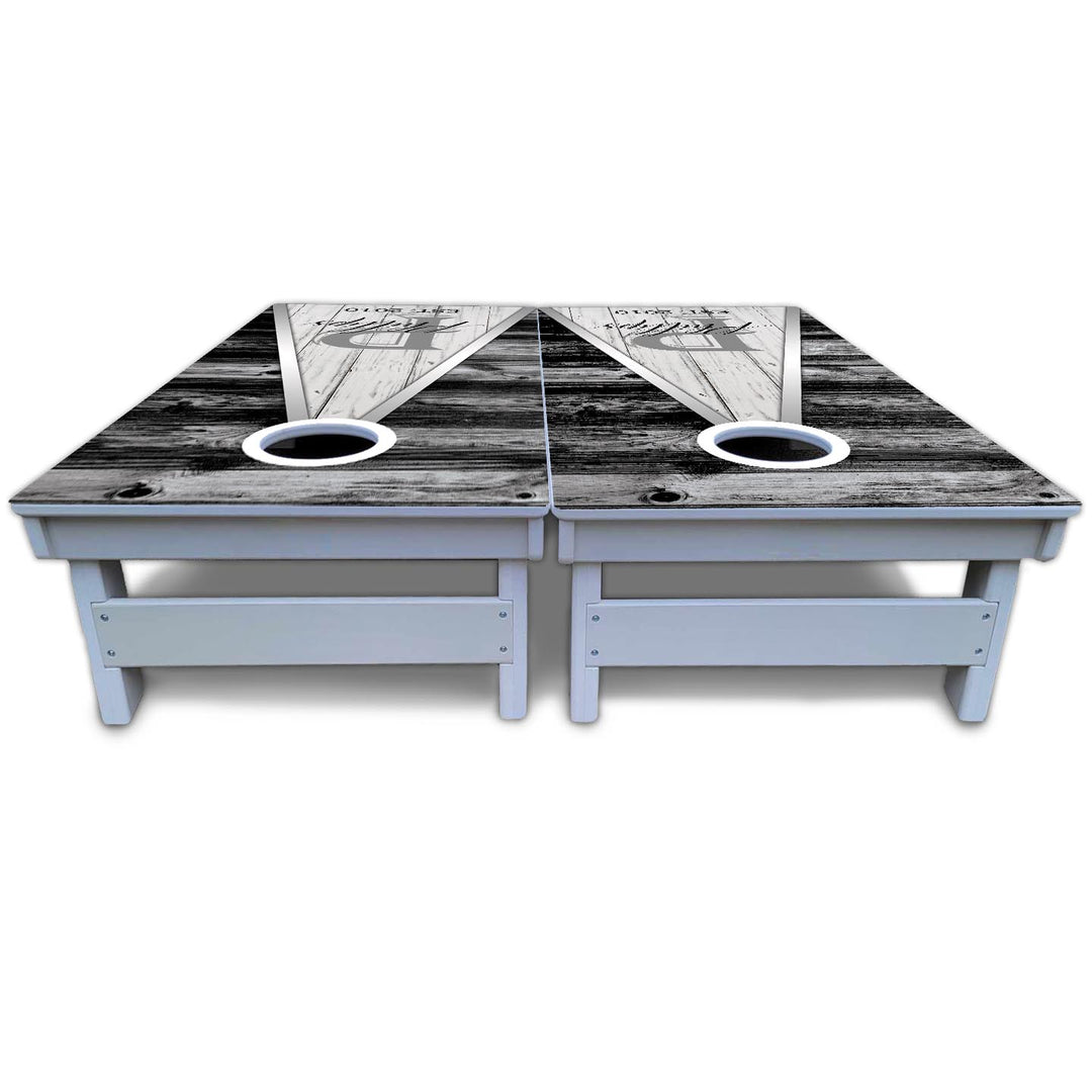 Wedding Triangle Cornhole Boards - All Weather Series