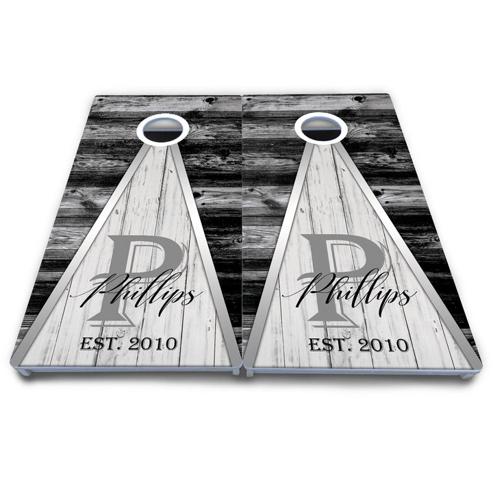Wedding Triangle Cornhole Boards - All Weather Series