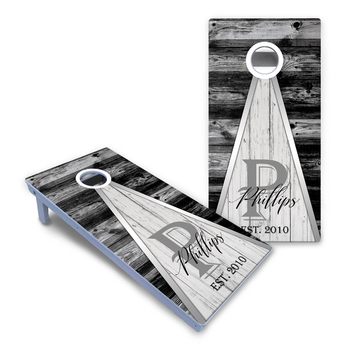 Wedding Triangle Cornhole Boards - All Weather Series