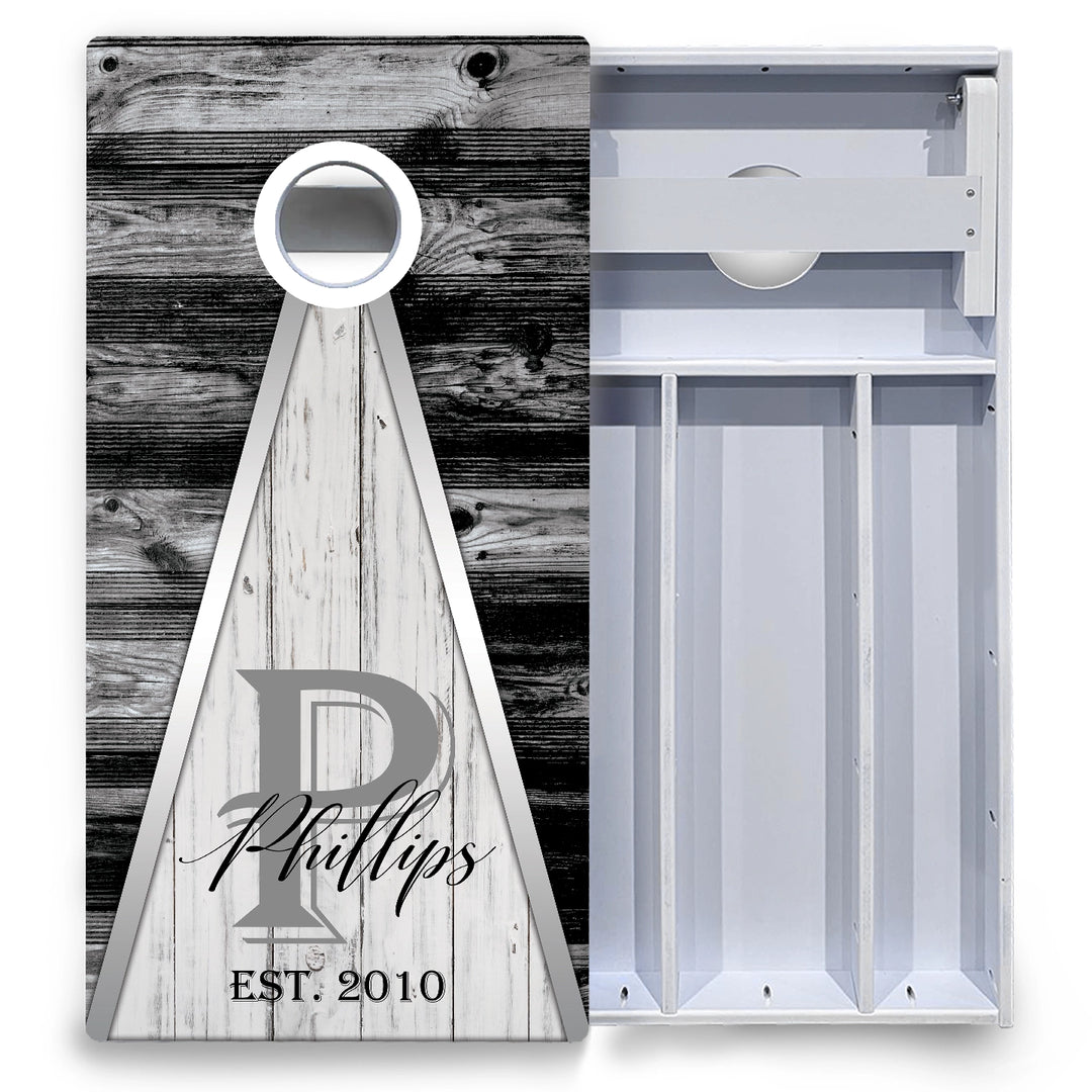 Wedding Triangle Cornhole Boards - All Weather Series