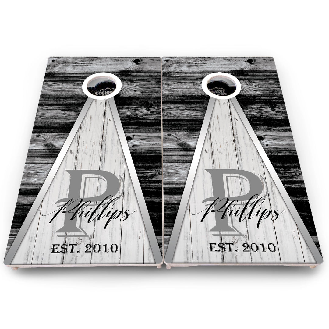 Wedding Triangle Cornhole Boards – Pro Lite or Pro Elite