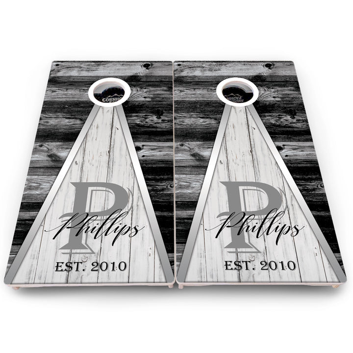 Wedding Triangle Cornhole Boards – Pro Lite or Pro Elite