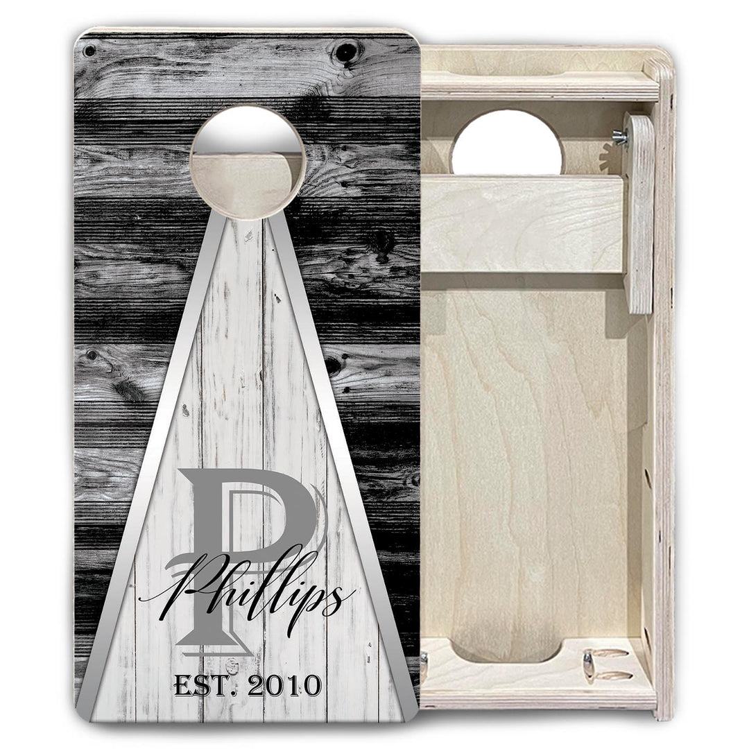 Wedding Triangle - Mini or Vacation Size Cornhole Boards