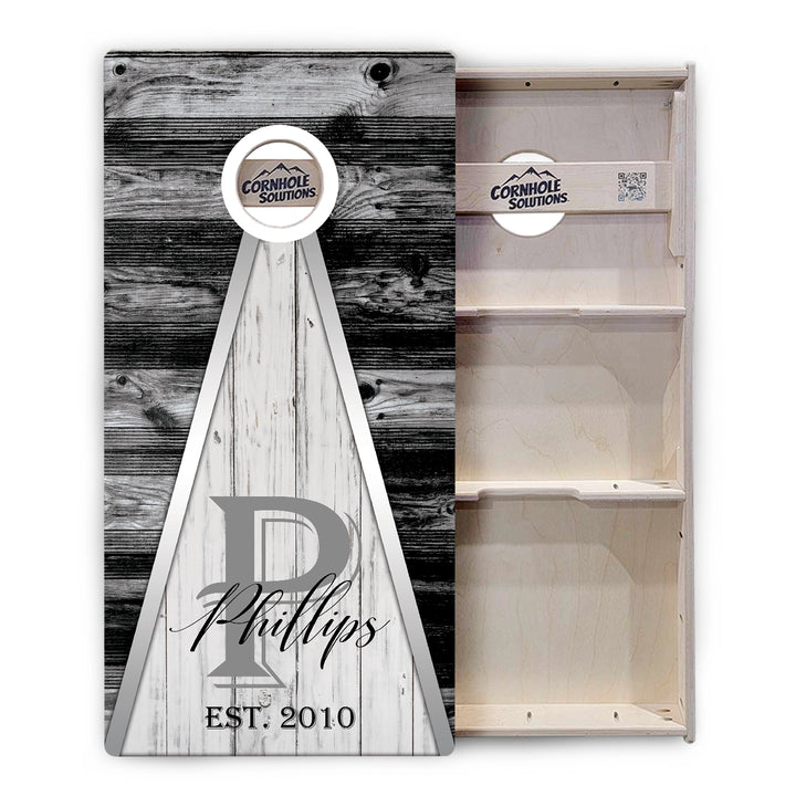 Wedding Triangle Cornhole Boards – Tournament Series