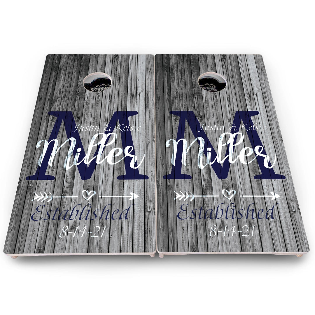 Grey Slat Cornhole Boards – Pro Lite or Pro Elite