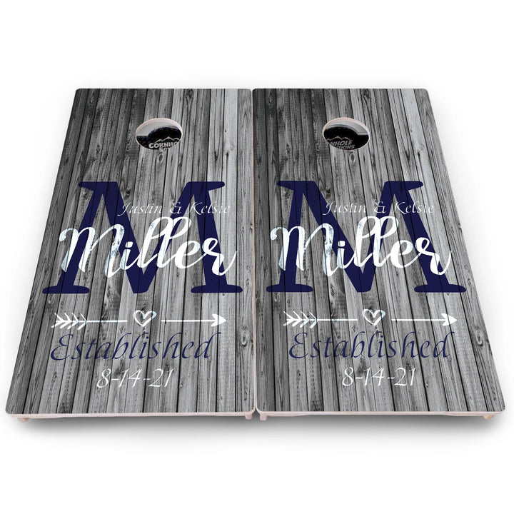 Grey Slat Cornhole Boards – Pro Lite or Pro Elite