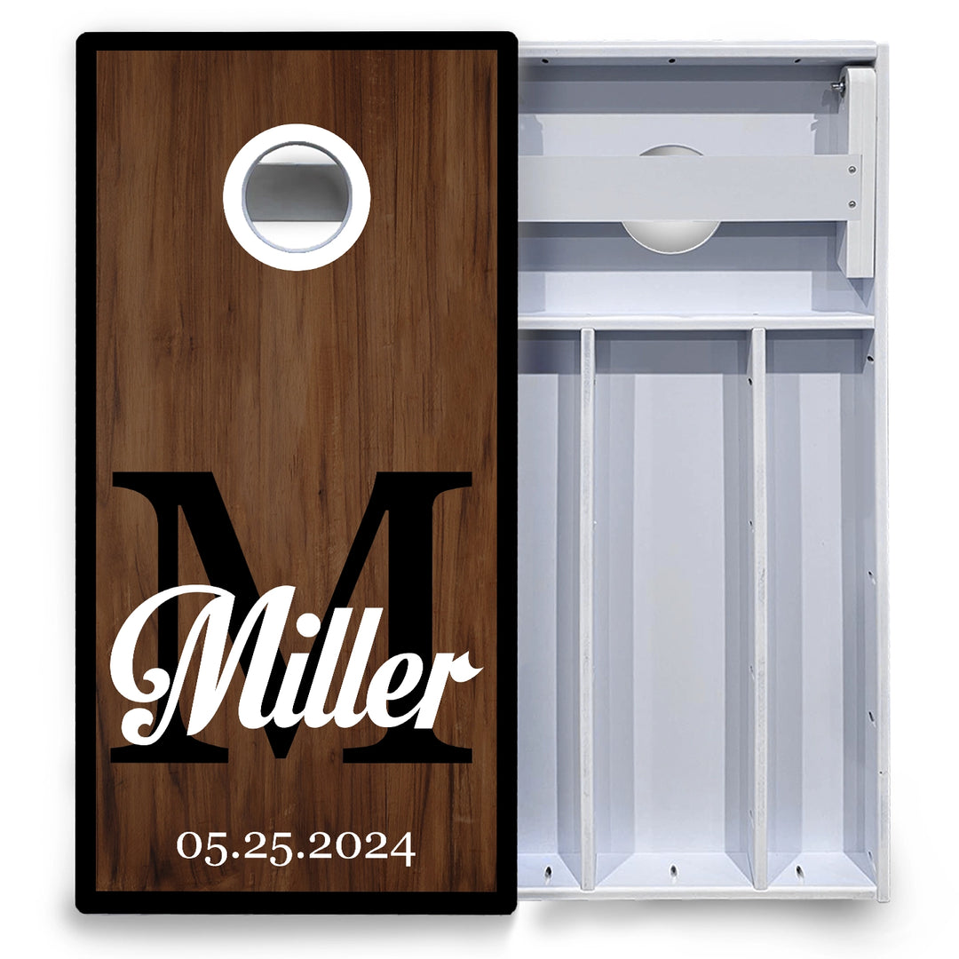 Wedding Letter Name Cornhole Boards - All Weather Series