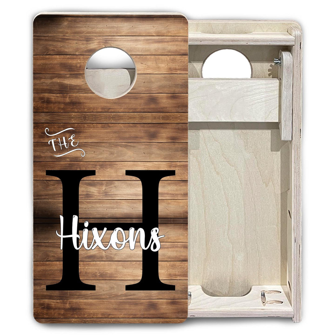 Wood Slat Name - Mini or Vacation Size Cornhole Boards